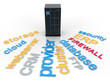 Rendered provider word cloud with server.