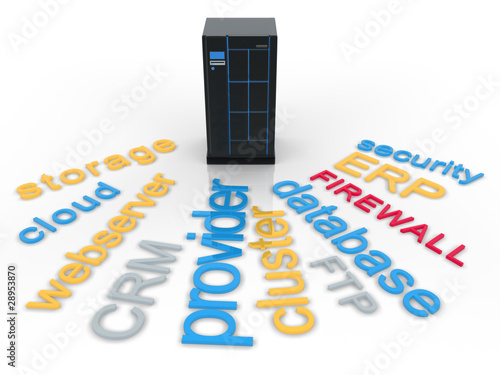 Illustration: Rendered provider word cloud with server. Rendered provider word cloud with server.