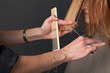Photo: Cutting hair Cutting hair