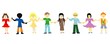 Children of all nationalities of the world, isolated