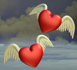 fliegende herzen