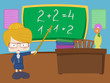 smiling teacher