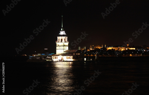 Photo: The Maiden's Tower in Istanbul. The Maiden's Tower in Istanbul.