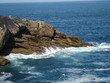 mer sur les rochers