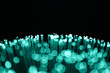 Fiber optics background with lots of light spots