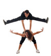 picture of two modern dancers