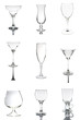 empty glass set 1