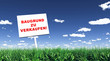 Schild im Gras - Baugrund zu verkaufen 01