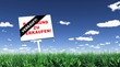 Schild im Gras - Baugrund verkauft 01