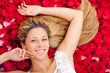 Beauty in a bed of roses