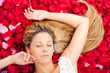 Beauty in a bed of roses