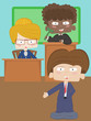 A lawyer,a secretary and a judge