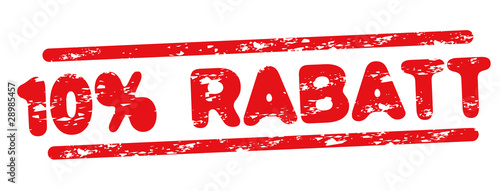Illustration: 10% Rabatt 10% Rabatt