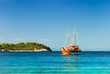 cruise ship on sea