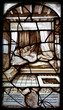 Psyche and Cupid stained glass in Chantilly castle