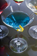 Colorful Martini Cocktails and Reflections