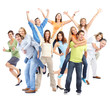 Happy people