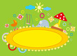 Vector: baby drawing - a nursery playground baby drawing - a nursery playground