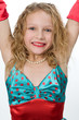 Foto: Little girl playing dress up Little girl playing dress up