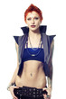 beautiful tattooed girl isolated beautiful tattooed girl isolated