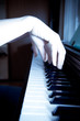 hands of a piano player hands of a piano player
