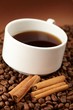 cup of coffee with cinnamon cup of coffee with cinnamon