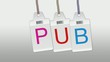 Etiquette publicité animation texte PUB Etiquette publicité animation texte PUB