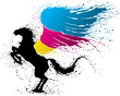 CMYK pegasus