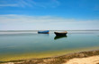 water landscape with boat