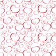 seamless valentine pattern with heart shapes