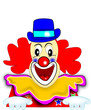 Vektor: Clown - Fasching Clown - Fasching