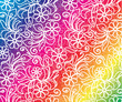 Corolful floral pattern in vector format