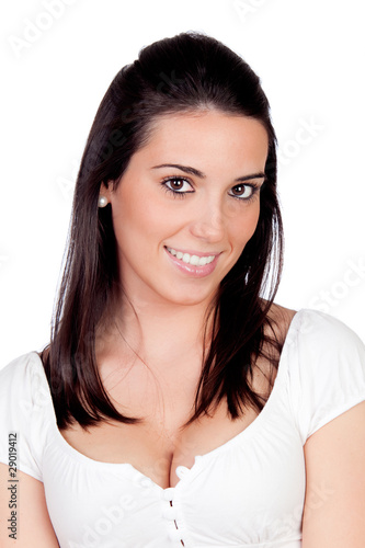 Photo: Beautiful girl view from above Beautiful girl view from above