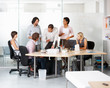Business people at work
