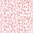 lovely seamless background for Valentine's day lovely seamless background for Valentine's day