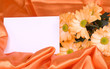 bouquet orange et carte pour message bouquet orange et carte pour message