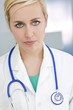 Young Thoughtful Doctor With Stethoscope