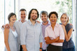 Portrait of multi ethnic business team
