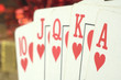 Straight Hearts Poker Hand Straight Hearts Poker Hand