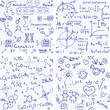 Education. Seamless vector backgrounds