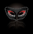 Venetian mask in editable format Venetian mask in editable format