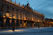 Sur la Place Stanislas de nuit à Nancy