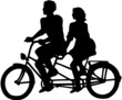 Tandem bicycle