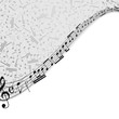Music background with a musical theme and the place for your tex