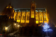 Cathédrale de Metz la nuit