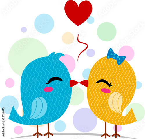 images of love birds kissing. Lovebirds Kissing