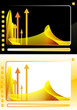 Abstract Background with arrows