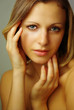 glamour portrait of a young attractive girl