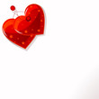 Red hearts