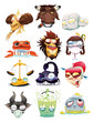 Funny Zodiac. Cartoon and vector illustration